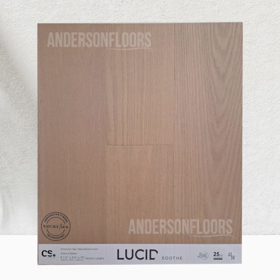 Canadian Standard, LUCID Planks 6½” x 3/4" Engineered Hardwood - Soothe Canadian Standard, LUCID Planks 6½” x 3/4" Engineered Hardwood - Soothe